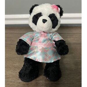 Smithsonian Panda Bear Plush Cherry Blossoms Kimono Stuffed Animal Toy